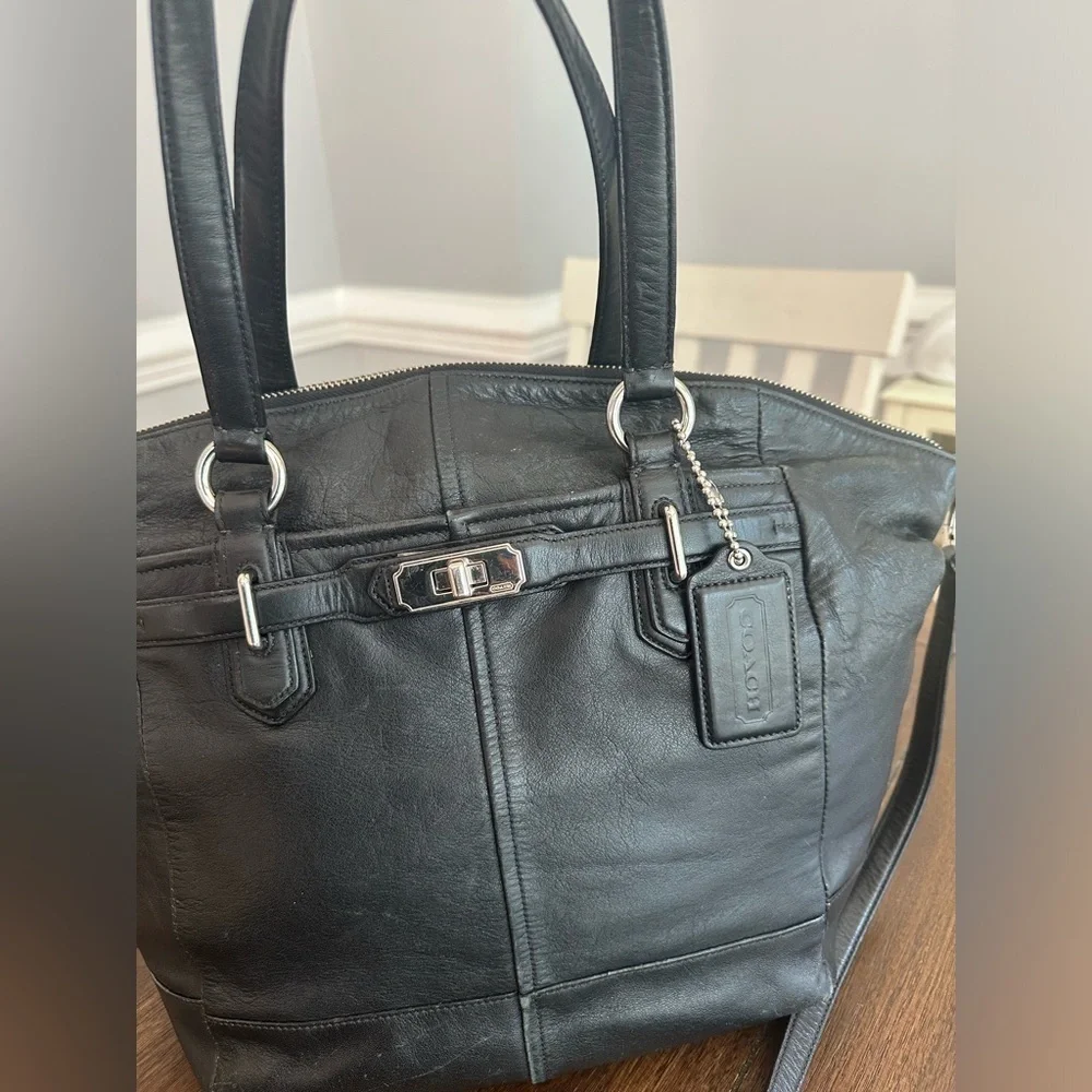 Coach leather satchel